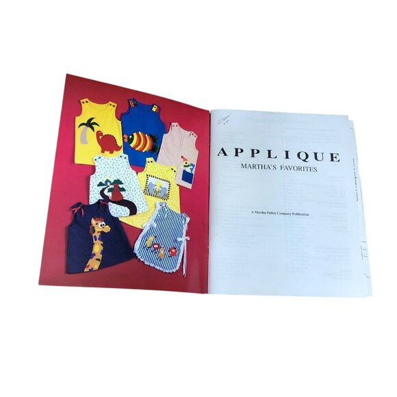 Martha Pullen Pattern Applique Marthas Favorites Romper Child Sewing 1991 - Picture 4 of 9